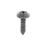 Au-ve-co Products 12952 | Phillips Flat Washer Hd T.S. 6 X 1 Black