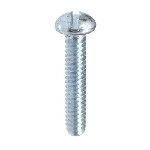 Au-ve-co Products 13312 | 10-32 X 1 Sltd Rd.Hd.Mach Screw 18-8