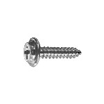 Au-ve-co Products 14862 | Phillips Flat Washer Head Tap Screw 8-18 X 1