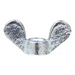 Au-ve-co Products 17010 | Wing Nut M6-1.0 Zinc