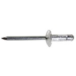 Au-ve-co Products 17433 | Avex Blind Rivet 3/16 Dia 3/16-7/16 Grip Znc