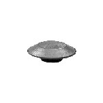 Au-ve-co Products 18800 | Flush Sheet Metal Plug 1-1/4 Hole Black