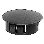 Au-ve-co Products 18907 | Black Nylon Locking Hole Plug 1-1/4