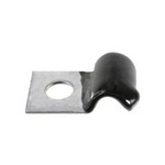 Au-ve-co Products 10610 | Half Clamp 5/16 - Galvanized Vinyl Coated