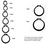 Au-ve-co Products 11507 | 35Mm External Retaining Rings Din 1400 - Phos/Oil