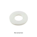 Au-ve-co Products 13913 | Nylon Flat Washer 5/16 Bolt .343 Id .062 Thick