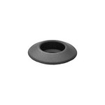 Au-ve-co Products 18798 | Plastic Plug Button 2-1/2 Hole Size Black