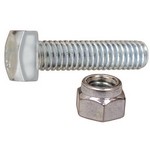 Au-ve-co Products 3186 | 5/16-18 X 1 1/4 Batt. Terminal Bolt & Nut Zinc