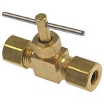 Au-ve-co Products 385 | Brass Compression Line 1/4 Tube Size