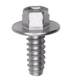 Auveco Products 16422 | License Plate Screw, 14 × 5/8 in., Zinc-Plated, Box of 50