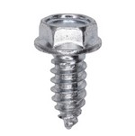 Auveco 2978 | Zinc-Plated Indented Hex Washer Head Tapping Screw