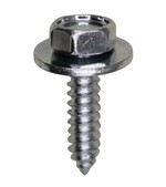 Auveco 2989 | Zinc-Plated Hex Head SEMS Tapping Screw