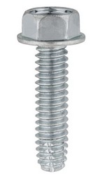 Auveco 5786 | Zinc-Plated Indented Hex Washer Head Type F Screw