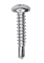 Auveco 9609 | Zinc-Plated Phillips Pan Head TEKS Self-Drilling Screw