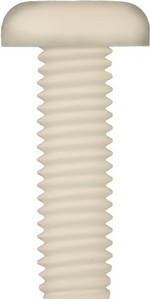 Auveco WE2661 | Nylon LIC Plate Screw 6 X 20 MM 100 Pack