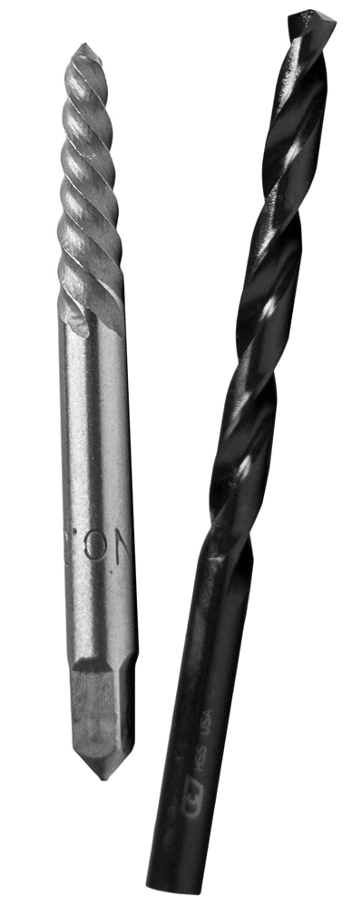 Century Drills 73504 | 4 Screw Extractor & 1/4 inch Drill Pk/4
