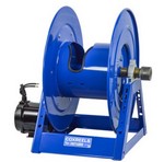 Coxreel 1185-2028-ED-BYXX | Electric 12V DC Explosion Proof 1/2HP Motor Rewind Storage Hose Reel, Multiple Hose Capacity, Less Hose