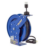 Coxreel EZ-PC13-5012-A | Spring Rewind Power Cord Reel 50'Cord 12 AWG