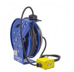 Coxreel PC13-5012-A | Power Cord Spring Rewind Reel 50' Cord 12 AWG