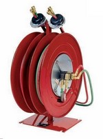 Duro 1813 | Double Reels for Twin Welding Hose 25 Feet & 25 Feet of 3/16