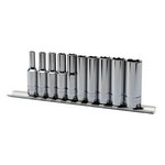 Eastwood 32174 | 10pc - 1/4 Inch Drive SAE Deep Socket Set