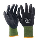Encon 711002X 15 Gauge Black Nylon Spandex Liner with Black PU Coating