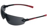 Encon 08204824 | Veratti 429 Black-Red Frame, Gray Lens, ScratchCoat