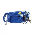 Graco Industrial 19Y489 | Contractor PC Compact Gun, 1/4 in x 50 ft BlueMax II Airless Hose, 1/8 in x 4.5 ft Whip Hose, RAC X LP 517 SwitchTip