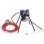 Graco Industrial 233476 | Triton SST Spray Package, Stand, Suction, Air & Fluid Hoses, AirPro Conventional Gun .055 in (1.4 mm) Nozzle for Metal Applications