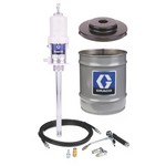 Graco Industrial 246911 | Mini Fire-Ball 225 50:1 35 lb. and 50 lb. (16 kg and 23 kg) Grease Pump - Stationary Pail Dispenser Package