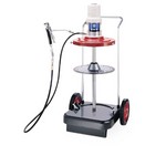 Graco Industrial 246916 | Mini Fire-Ball 225 50:1 120 lb. (54 kg) Grease Pump - Portable Package 2-Wheel Cart
