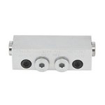 Graco Industrial 24B479 | Trabon MSP Stainless Steel Modular Divider Valve - MSP-05T-SS - 0.005 in³ (0.08 cm³)