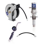 Graco Industrial 24J777 | LD Series 5:1 Tank Mount Oil Pump with SD Series Hose Reel Package - Manual Meter Type