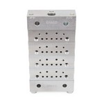Graco Industrial 24N383 | Trabon MSP Stainless Steel Divider Valve - 4 Section Base Plate Assembly, NPSF
