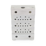 Graco Industrial 24N388 | Trabon MSP Stainless Steel Divider Valve - 3 Section Base Plate Assembly, BSPP