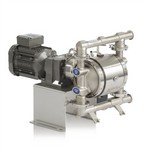 Graco Industrial 24Y597 | SaniForce 1040e Sanitary S/S EODD Pump with S/S Seats, PTFE O-Rings, Santoprene Balls & Diaphragm & 1.5 in Sanitary Flange