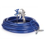 Graco Industrial 288490 | Contractor Airless Spray Gun, RAC X, BlueMax II Airless Hose, 3/8 in x 50 ft, 3 ft Whip Hose