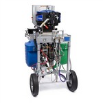 Graco Industrial 573305 | XP50-hf Non-Hazardous Spray Package, Cart, 3:1 Mix Ratio, Hoppers, Solvent Pump, Heaters, Junction Box, XTR Gun