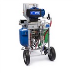 Graco Industrial 575105 | XP50 Non-Hazardous Spray Package, Cart, 1:1 Mix Ratio, Hopper, Solvent Pump, Heaters, Junction Box, XTR Gun, 240V