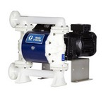 Graco Industrial 650297 | Husky 1050 PP Pump, 240V Compressor, AC Motor, End Flange, SS Center Section, PP Seats, PTFE Balls & PTFE/SP Diaphragm