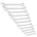 GreatNeck 51004 | Combination Wrench SAE Set, 11-Piece with Rack