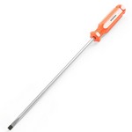 GreatNeck 73014 | 3/16 x 8 Inch Slotted Round Shank Cabinet Tip Screwdriver