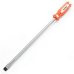 GreatNeck 73046 | 3/8 x 12 Inch Slotted Square Shank Screwdriver