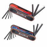 GreatNeck 74205 | 2-Piece Folding Hex Key Set