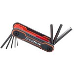 GreatNeck 74209 | Folding Hex Key Set - Metric