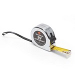 GreatNeck C435I | ExtraMark Chrome Tape Measure, 25 Ft. x 1 Inch