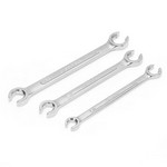 GreatNeck FNW3M | Flare Nut Wrench Set, 3 Piece Metric