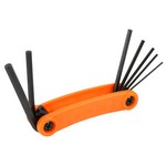 GreatNeck HEK7M | Folding Hex Key Set, 7 Piece Metric