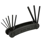 GreatNeck HEK9C | Folding Hex Key Set, 9 Piece SAE