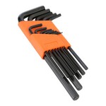 GreatNeck HK13L | Long Arm Hex Key SAE Set, 13 Piece with Holder